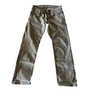 Levi's 502 jeans size 31x28 men slim fit Gray Light wash Cotton denim Y2K Levis